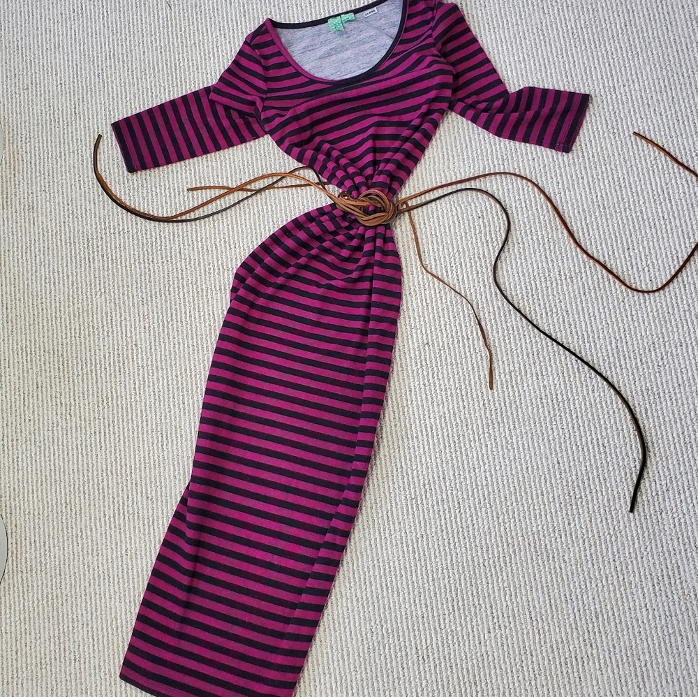 Johnny Martin full length Knit Dress SZ M